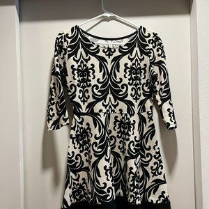 3/4 Sleeve A-Line Dress